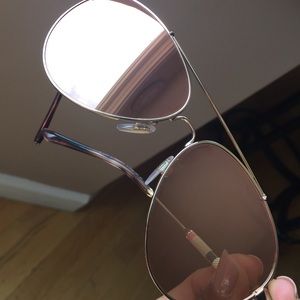 Burberry pink mirrored sunglasses